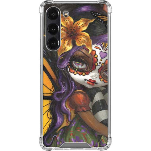 Monarch butterfly Fairy by Jasmine Becket-Griffith Galaxy S24 FE Clear Case
